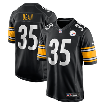 Men's Nike Jamel Dean  Black Pittsburgh Steelers Team Game Jersey