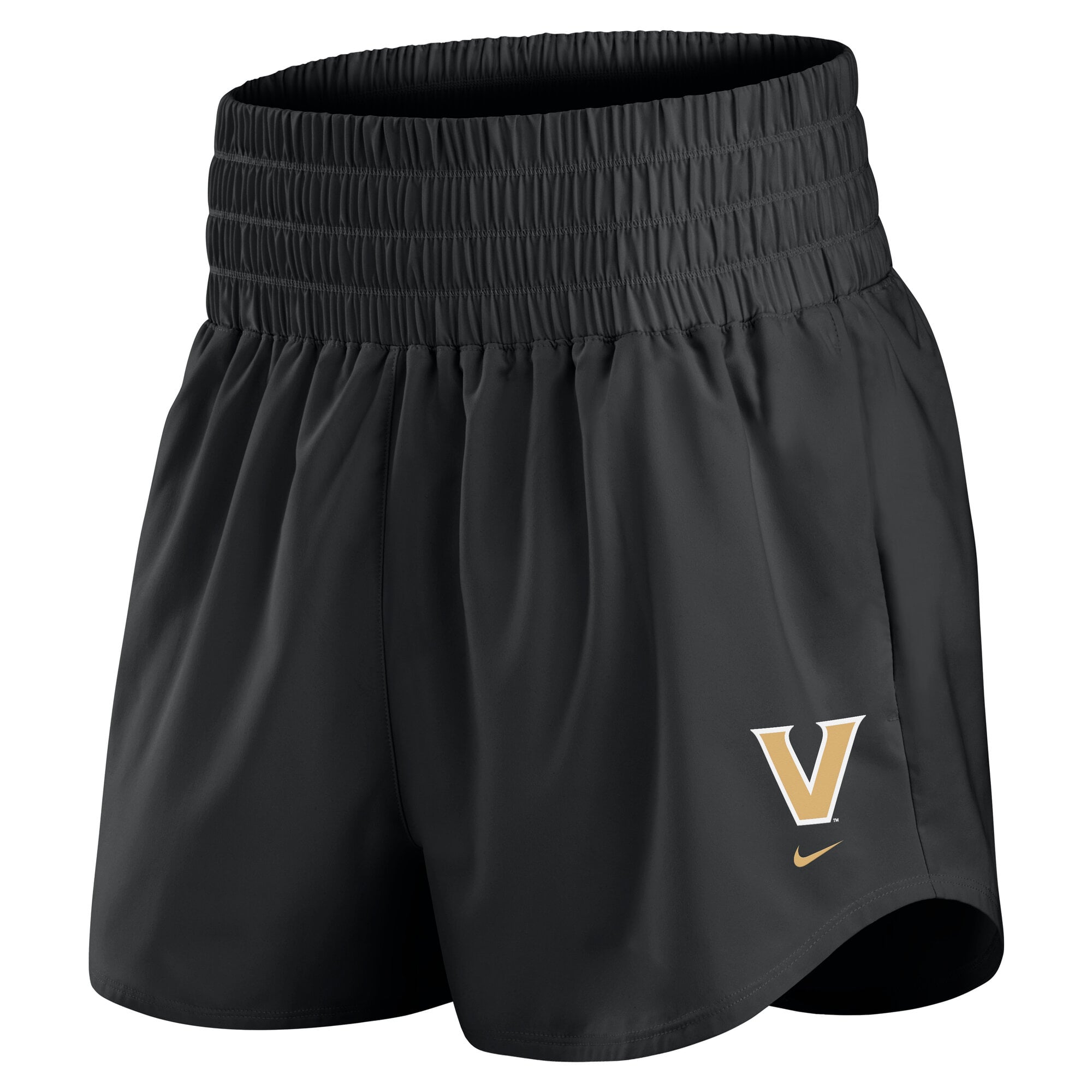 Women's Nike Black Vanderbilt Commodores Ultra Dri-FIT High-Rise Shorts