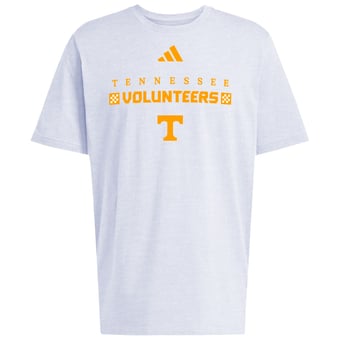 Men's adidas  Gray Tennessee Volunteers Checkered Fresh T-Shirt