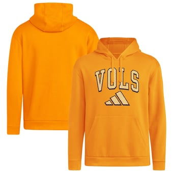 Men's adidas  Tennessee Orange Tennessee Volunteers Checkered Hoodie