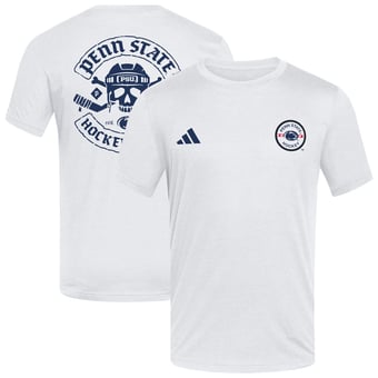 Men's adidas White Penn State Nittany Lions Hockey Valley Blend T-Shirt