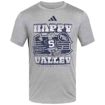 Men's adidas Gray Penn State Nittany Lions Happy Valley Blend T-Shirt