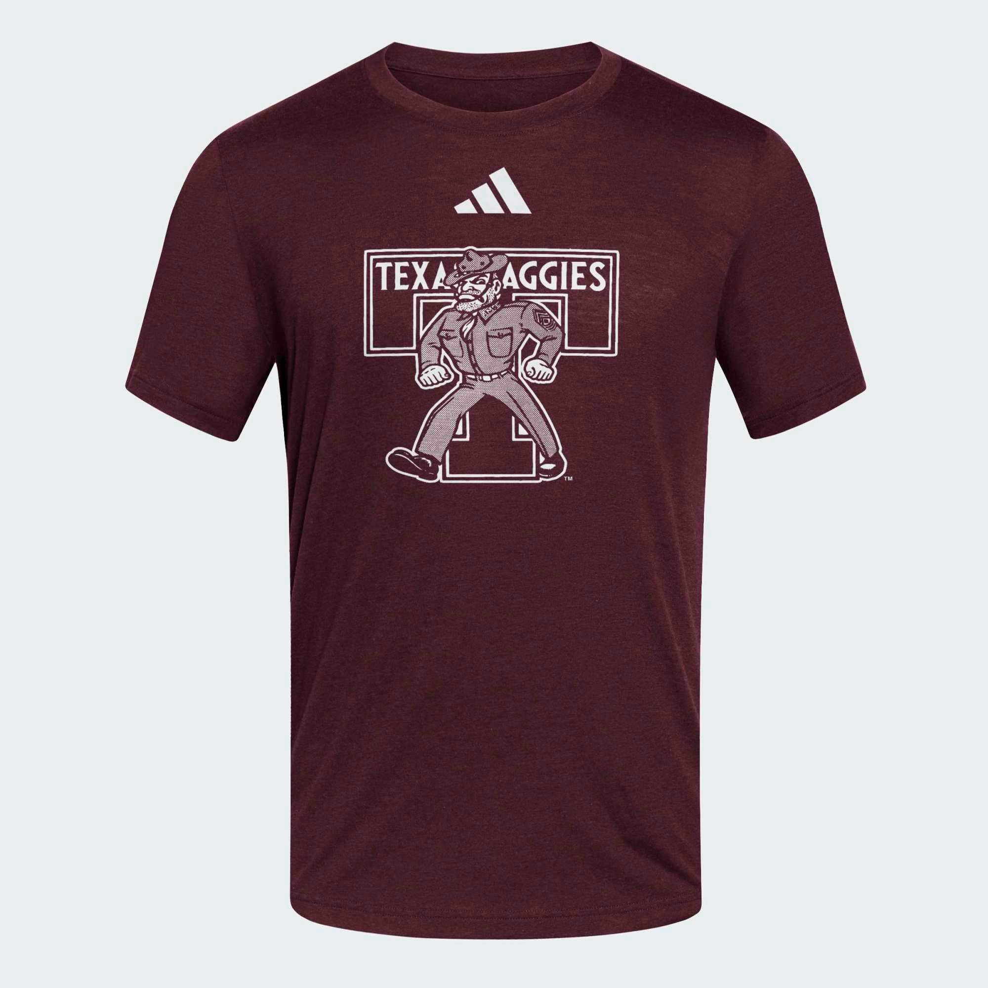 Men's adidas  Maroon Texas A&M Aggies Vault Blend T-Shirt
