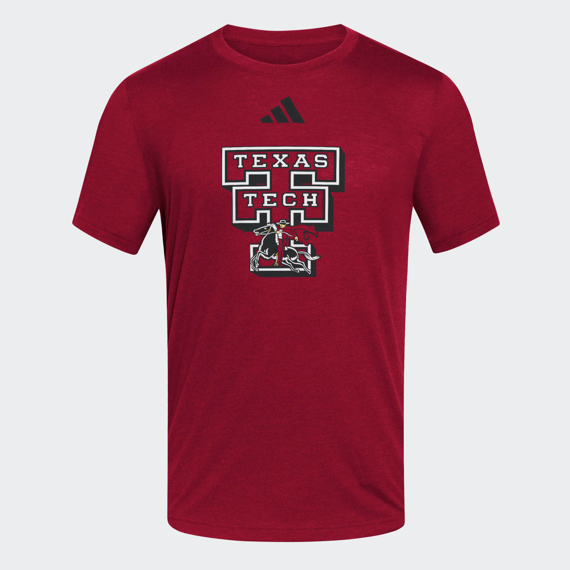Men's adidas  Red Texas Tech Red Raiders Vault Blend T-Shirt