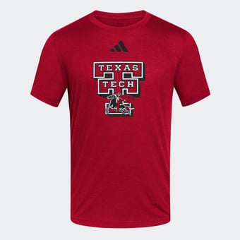 Men's adidas  Red Texas Tech Red Raiders Vault Blend T-Shirt