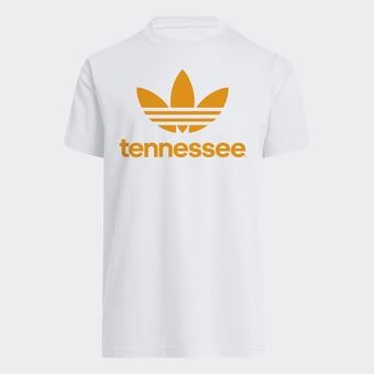 Men's adidas Originals White Tennessee Volunteers Trefoil University Originals T-Shirt