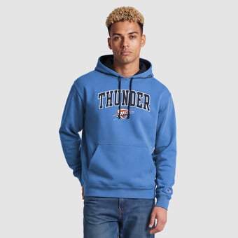 Men's Champion  Blue Oklahoma City Thunder Contrast Liner Hoodie