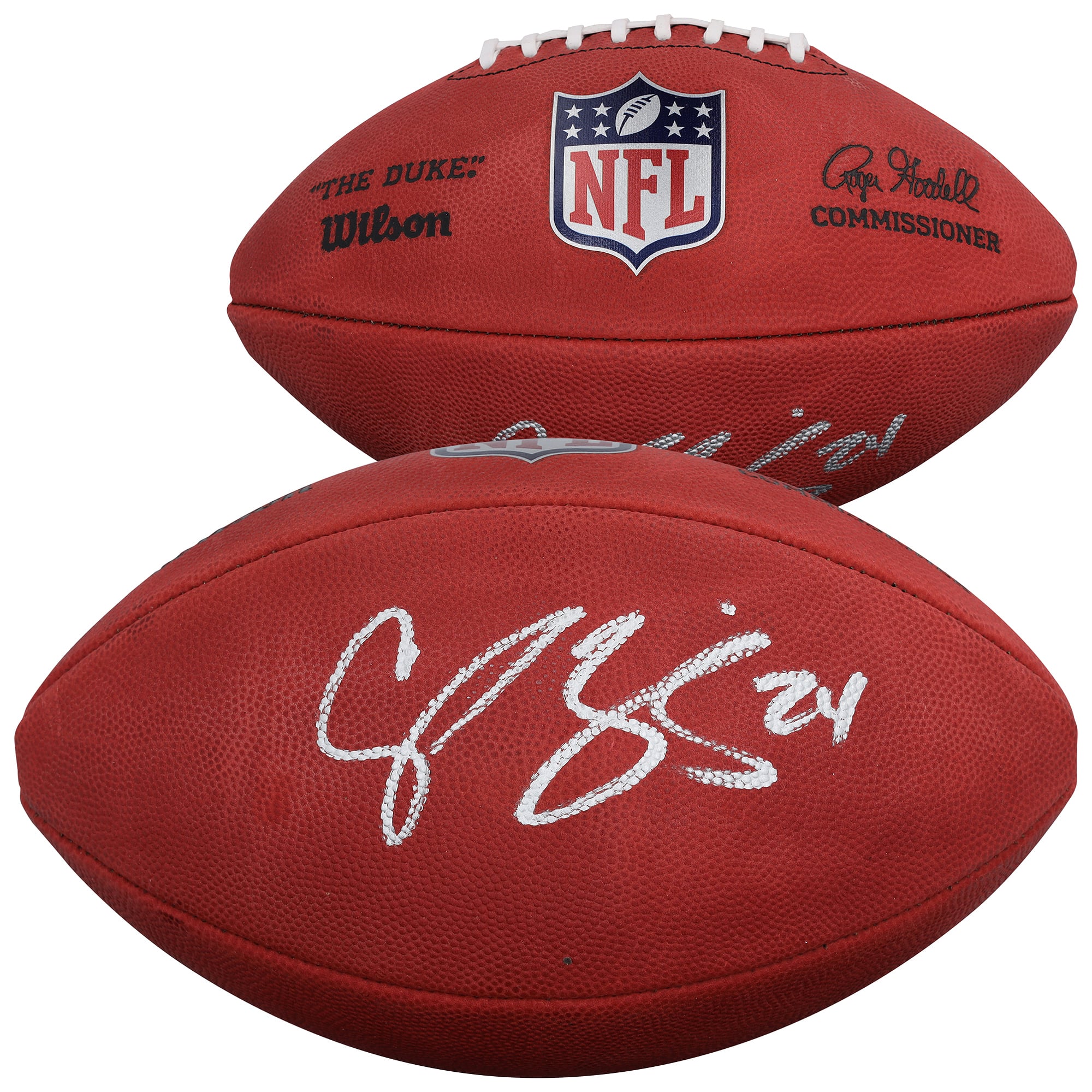 Champ Bailey Denver Broncos Autographed Duke Full Color Football