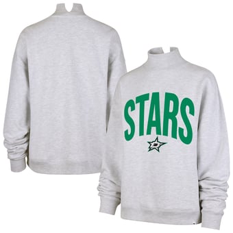 Women's '47  Heather Gray Dallas Stars Subtle Muse Sweatshirt