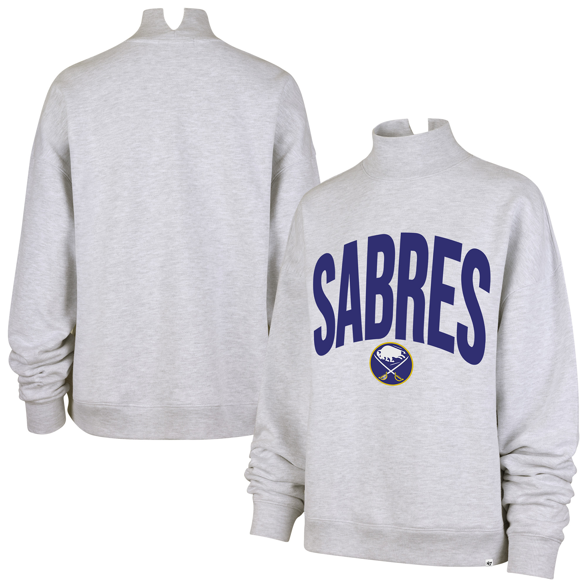 Women’s ’47 Heather Gray Buffalo Sabres Subtle Muse Sweatshirt Women’s ’47 Heather Gray Buffalo Sabres Subtle Muse Sweatshirt