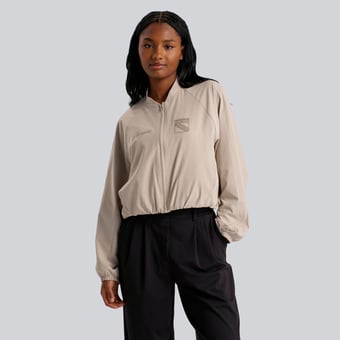 Women's lululemon Downtown Tan New York Rangers Breezily Bomber Jacket