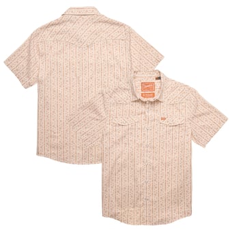 Men's Howler Brothers Natural Texas Longhorns H Bar Button-Up Shirt