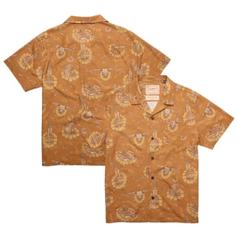 Men's Howler Brothers Texas Orange Texas Longhorns Monoloha Button-Up Shirt