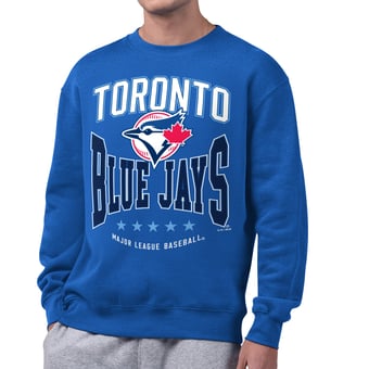 Men's Starter  Royal Toronto Blue Jays Center Squeeze Fleece Sweatshirt