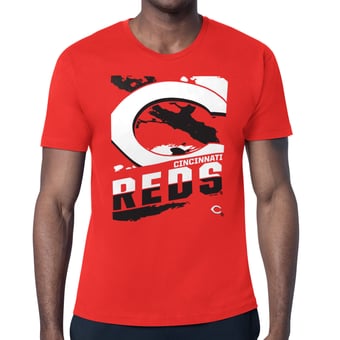 Men's Starter  Red Cincinnati Reds Logo Zoom T-Shirt