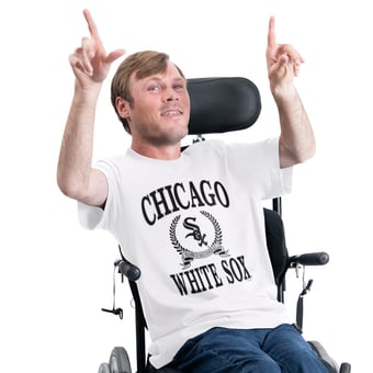 Men's G-III Sports by Carl Banks  White Chicago White Sox Adaptive Team Laurel T-Shirt