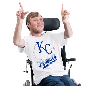 Men's G-III Sports by Carl Banks  White Kansas City Royals Adaptive Shadow Pitch T-Shirt