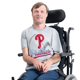 Men's G-III Sports by Carl Banks  Gray Philadelphia Phillies Adaptive Shadow Pitch T-Shirt