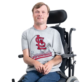 Men's G-III Sports by Carl Banks  Gray St. Louis Cardinals Adaptive Shadow Pitch T-Shirt