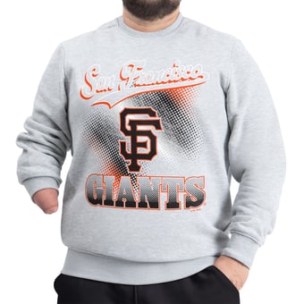 Men's G-III Sports by Carl Banks  Gray San Francisco Giants Adaptive Ombre City Fleece Sweatshirt