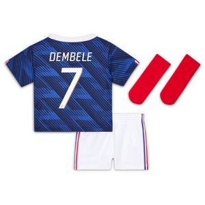 Kit France Nike FFF Domicile Stadium 26 - Bébé avec flocage Dembele 7, vue 4