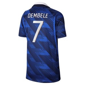 Maillot France Nike FFF Domicile Stadium 26 - Enfant avec flocage Dembele 7, vue 4