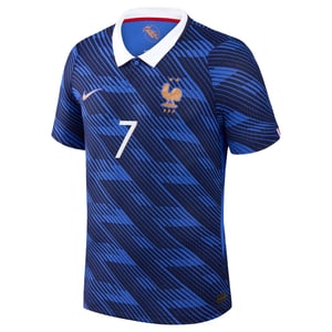 Maillot France Nike FFF Domicile Match Aero-Fit 26 avec flocage Dembele 7, vue 3