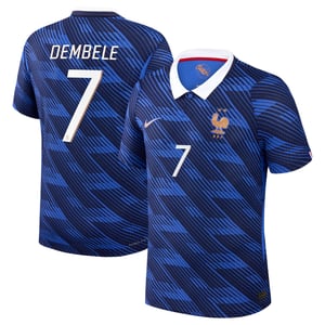 Maillot France Nike FFF Domicile Match Aero-Fit 26 avec flocage Dembele 7, vue 1