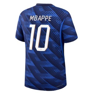 Maillot France Nike FFF Domicile Match Aero-Fit 26 avec flocage Mbappe 10, vue 4