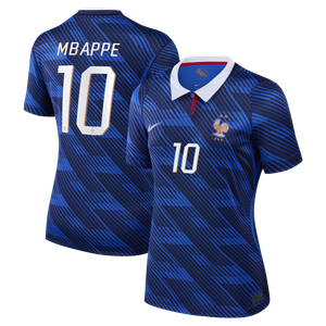 Maillot France Nike FFF Domicile Stadium 26 - Femme avec flocage Mbappe 10, vue 2