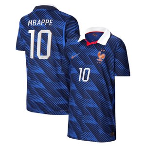 Maillot France Nike FFF Domicile Match Aero-Fit 26 - Enfant avec flocage Mbappe 10, vue 2