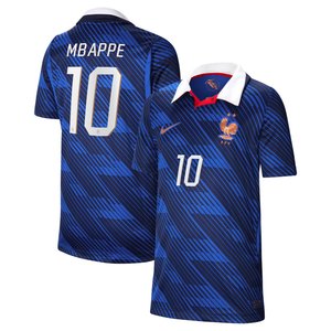 Maillot France Nike FFF Domicile Stadium 26 - Enfant avec flocage Mbappe 10, vue 1