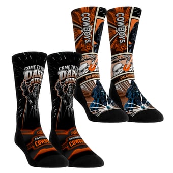 Unisex Rock Em Socks Oklahoma State Cowboys Star Wars Empire Two-Pack Crew Socks Set