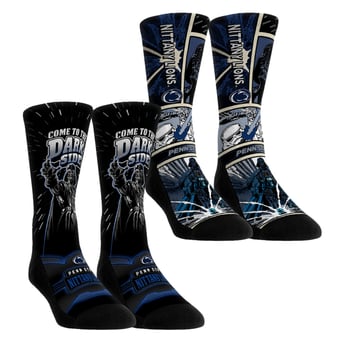 Unisex Rock Em  Navy Penn State Nittany Lions Star Wars Empire Two-Pack Crew Socks Set
