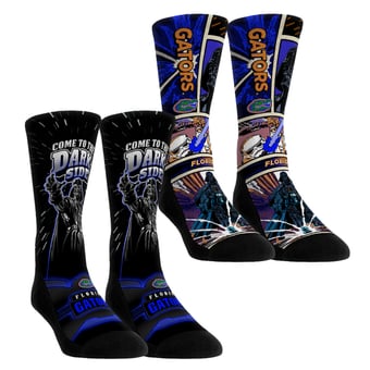 Unisex Rock Em  Blue Florida Gators Star Wars Empire Two-Pack Crew Socks Set