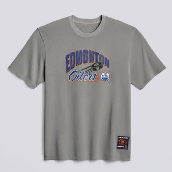 Men's lululemon Dilute Wash Pavement Grey Edmonton Oilers Heavyweight Cotton T-Shirt