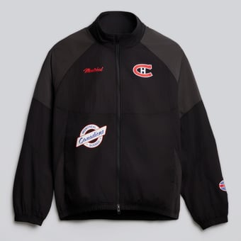 Men's lululemon Black Montreal Canadiens Nylon Track Jacket