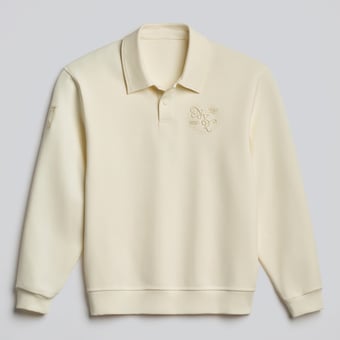 Men's lululemon Coconut Ivory New York Rangers Smooth Double-Knit Long-Sleeve Polo