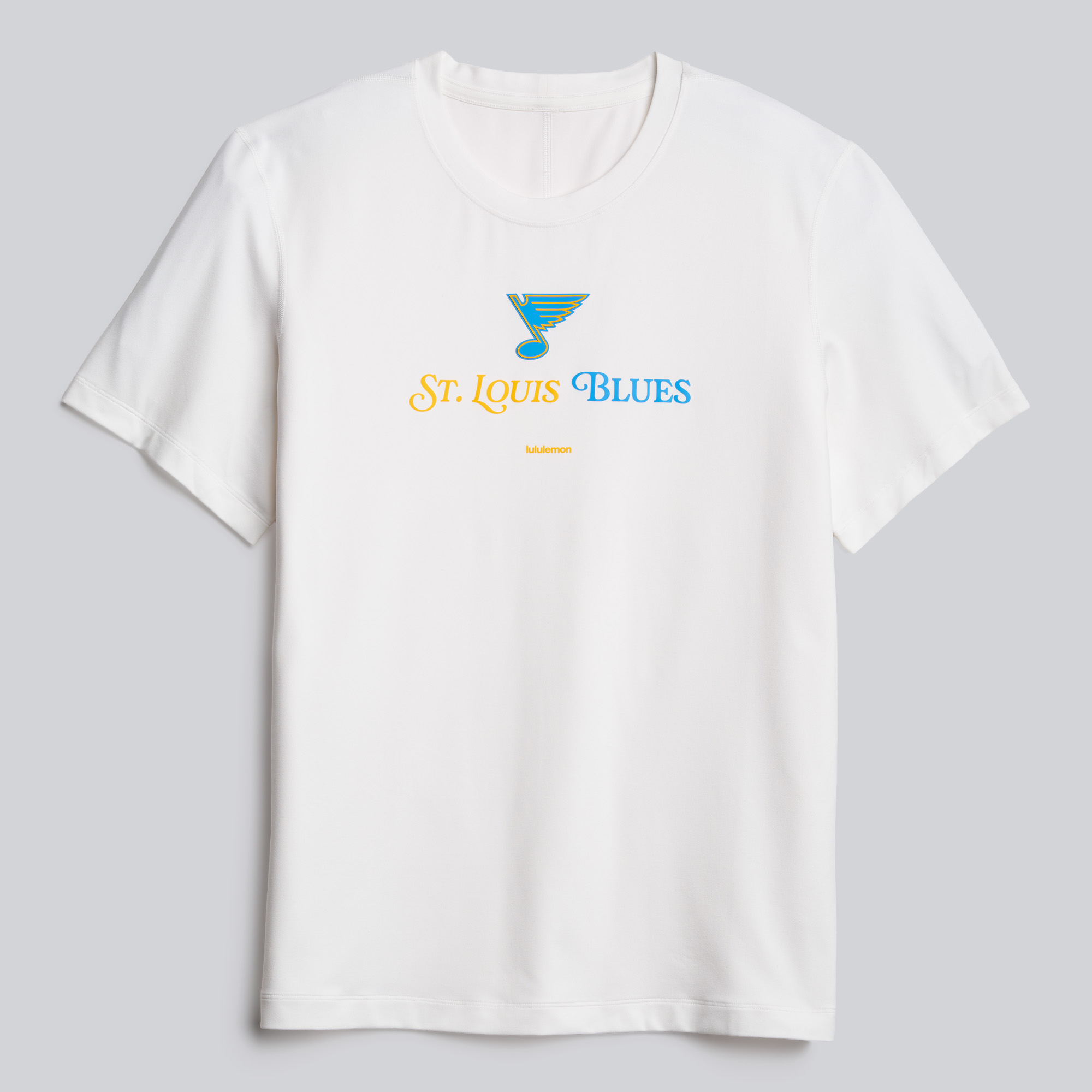 Men’s lululemon White St. Louis Blues Soft Jersey T-Shirt Men’s lululemon White St. Louis Blues Soft Jersey T-Shirt