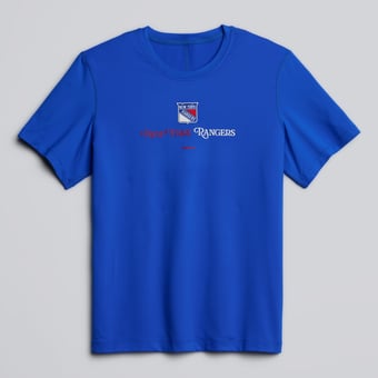 Men's lululemon Blazer Blue Tone New York Rangers Soft Jersey T-Shirt