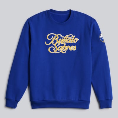Men's lululemon College Cobalt Buffalo Sabres Steady State Crew Sweatshirt