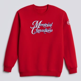 Men's lululemon College Crimson Montreal Canadiens Steady State Crew Sweatshirt