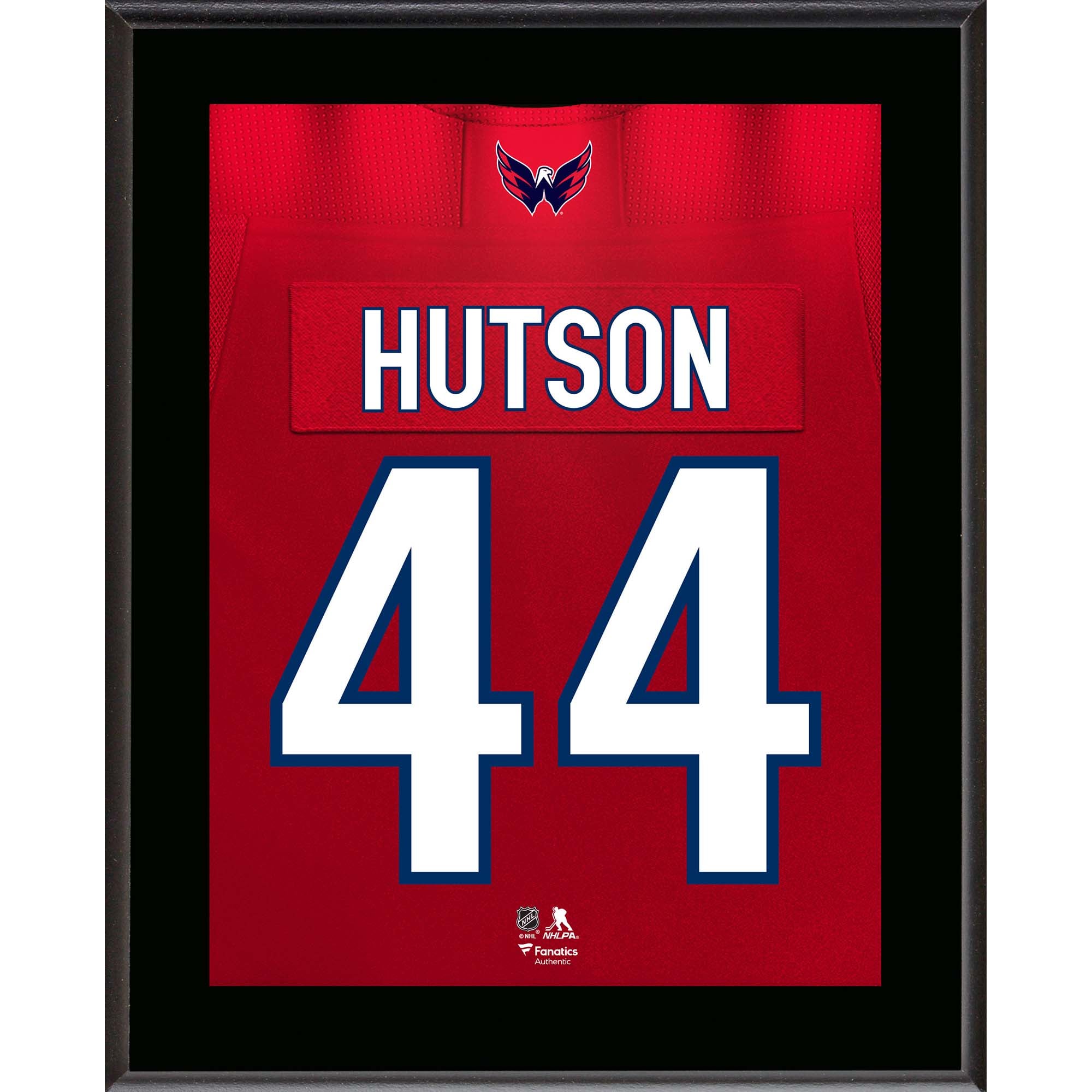 Cole Hutson Washington Capitals 10.5" x 13" Jersey Number Sublimated Player Plaque