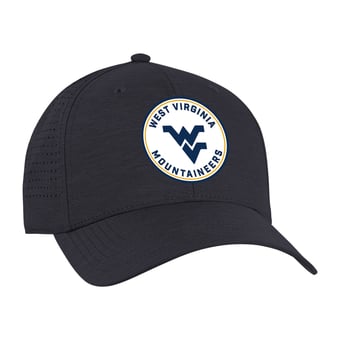 Unisex Ahead  Navy West Virginia Mountaineers Brezo Adjustable Hat