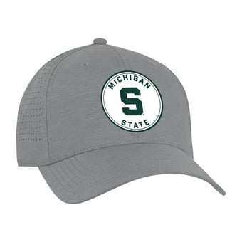 Unisex Ahead  Gray Michigan State Spartans Brezo Adjustable Hat