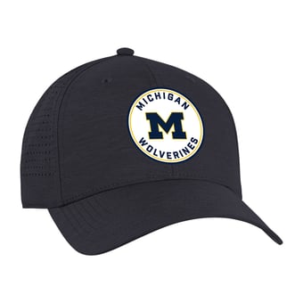 Unisex Ahead  Navy Michigan Wolverines Brezo Adjustable Hat