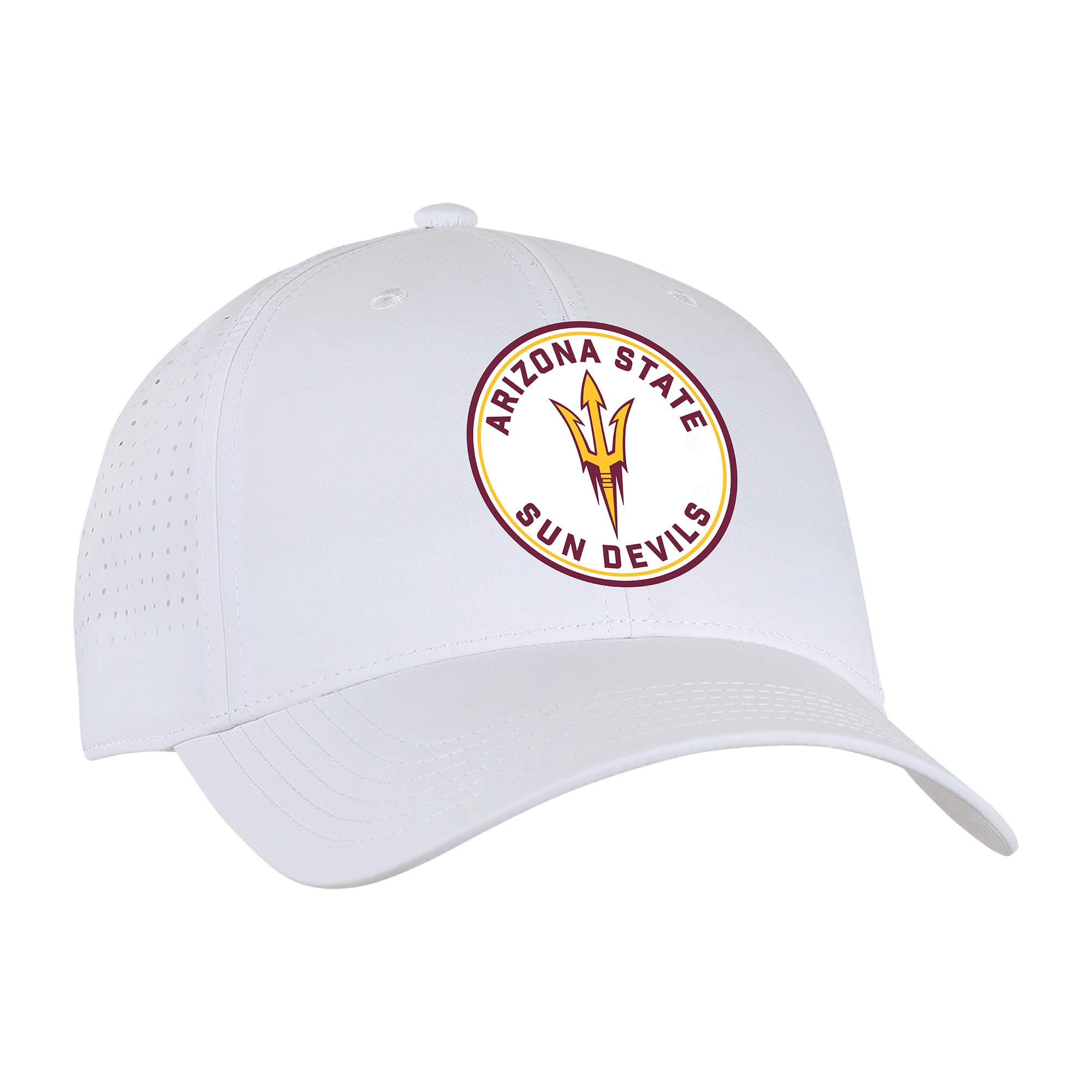 Unisex Ahead  White Arizona State Sun Devils Brezo Adjustable Hat