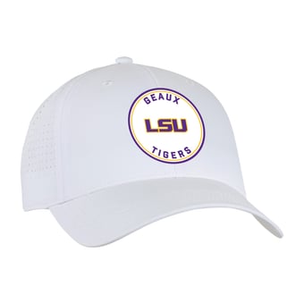 Unisex Ahead  White LSU Tigers Brezo Adjustable Hat