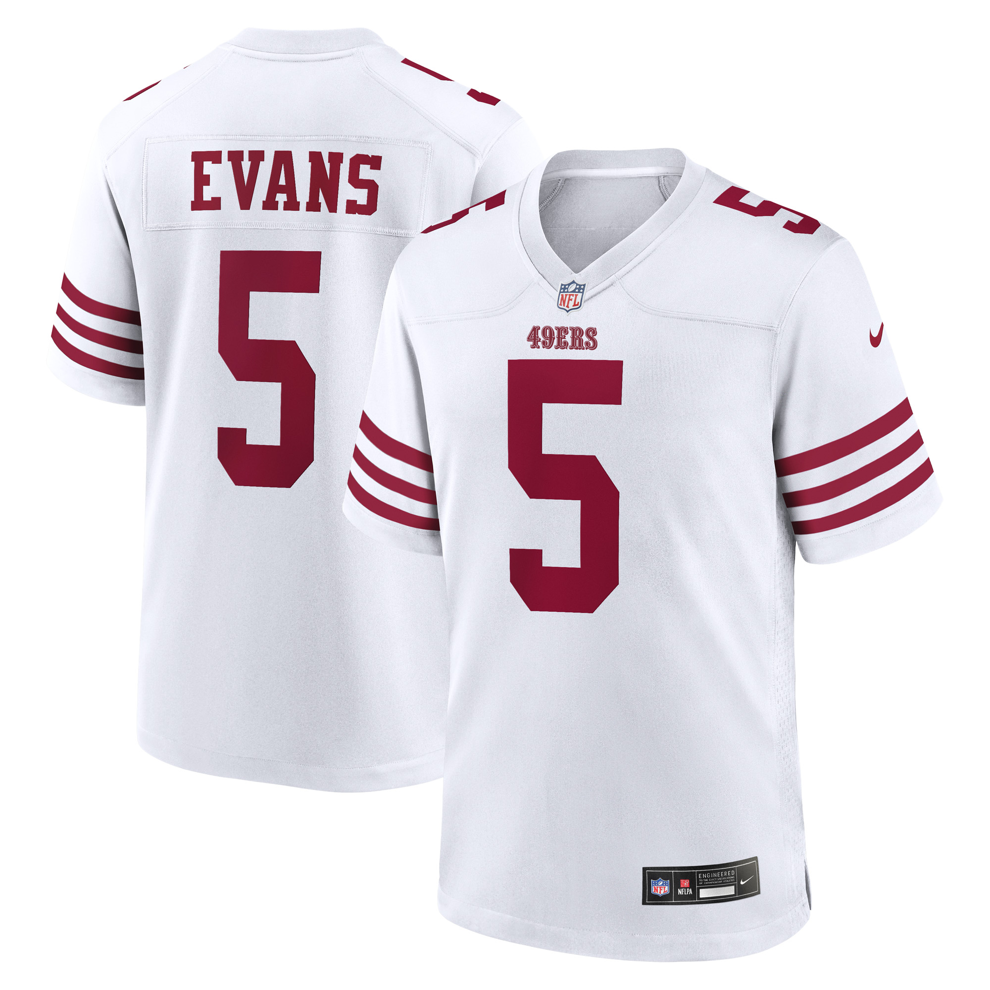Men's Nike Mike Evans Men's White San Francisco 49ers Game Jersey
