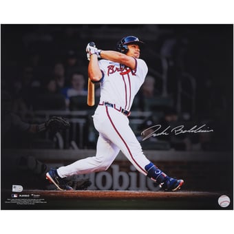 Drake Baldwin Atlanta Braves Autographed 16" x 20" Home Run Spotlight Photograph